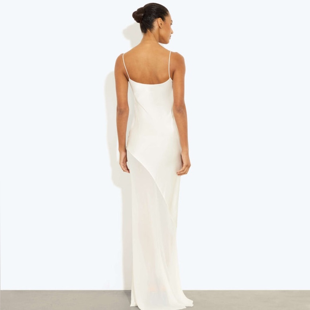 Rat& Boa Ruba Ivory Slip Maxi Dress NWOT - Picture 3 of 10